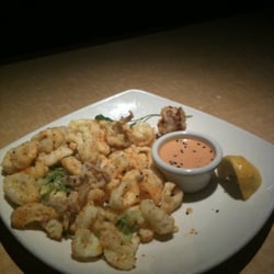 Kona Grill - Omaha - We had already eaten some when I decided to take a picture. The calamari appetizer is really good.