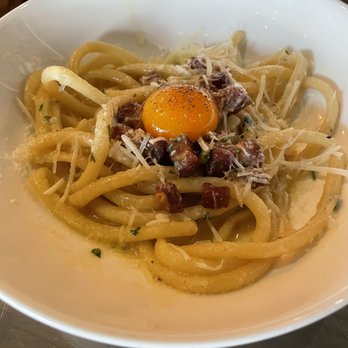 Formento's - Bucatini Carbonara - Italian Near Me - Chicago, Illinois