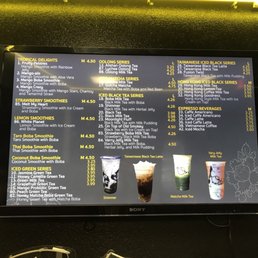 Latest menu from 3/12/2021