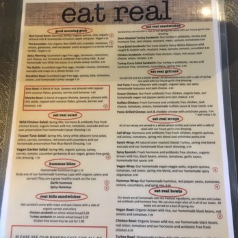 Eat Real Cafe - New American Near Me - Valencia, California