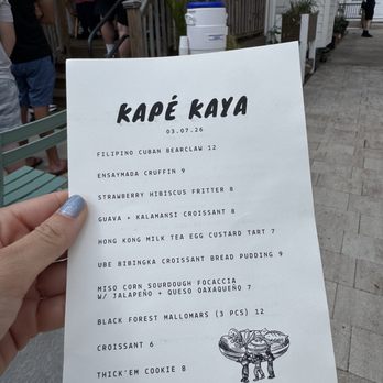 Kaya - Menu! - Filipino Near Me - Orlando, Florida
