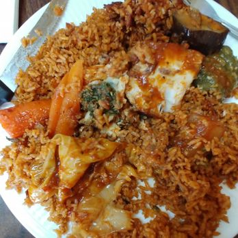 Sene Grill - Delicious plate of food. - Senegalese Near Me - West Chester Township, Ohio