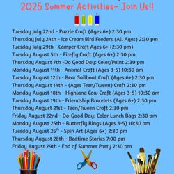Flemington Library - 2025 Summer Program for Children
