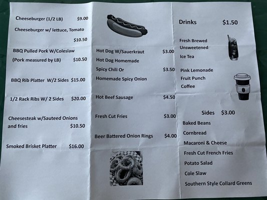 Menu photo 1 Coach's Roadside BBQ Monticello, NY Menu photo 1 Coach's Roadside BBQ Monticello, NY