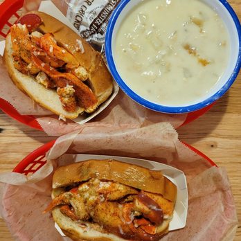 Luke's Lobster - Lobster roll x2, clam chowder - Seafood Near Me - Seattle, Washington Luke's Lobster - Lobster roll x2, clam chowder - Seafood Near Me - Seattle, Washington