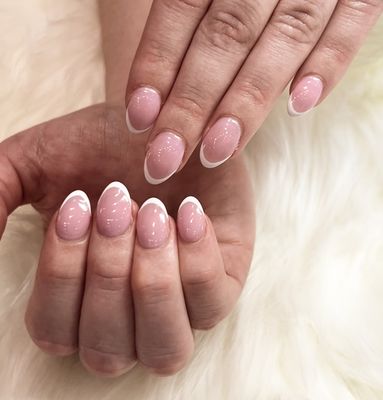 French Nail Designs - French nails…from classic to french with a twist. Can’t decide between colors? Add them all! 💅 French Nail Designs - French nails…from classic to french with a twist. Can’t decide between colors? Add them all! 💅
