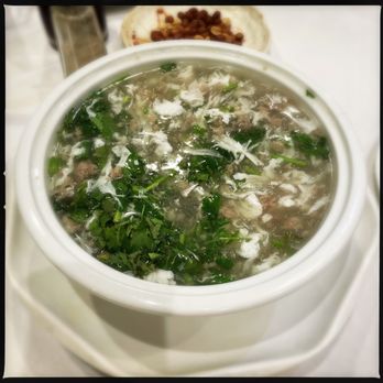 Qin Dynasty - Wuxi minced beef with cilantro soup - Dim Sum Near Me - Parsippany, New Jersey Qin Dynasty - Wuxi minced beef with cilantro soup - Dim Sum Near Me - Parsippany, New Jersey