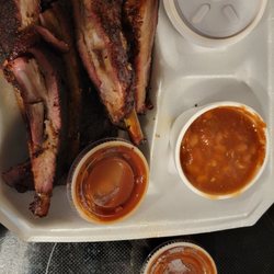 Jack's Bar-B-Q - Rib platter