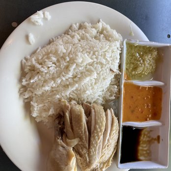 Savoy Kitchen - Hainan Chicken Rice, dark meat - Asian Fusion Near Me - Alhambra, California Savoy Kitchen - Hainan Chicken Rice, dark meat - Asian Fusion Near Me - Alhambra, California