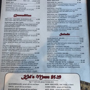 El Maya - Appetizers, Quesadillas, Nachos, Salads, Kids menu. - Mexican Near Me - Alva, Oklahoma