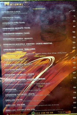 Menu photo 2 Al Natural Cabo San Lucas, BCS