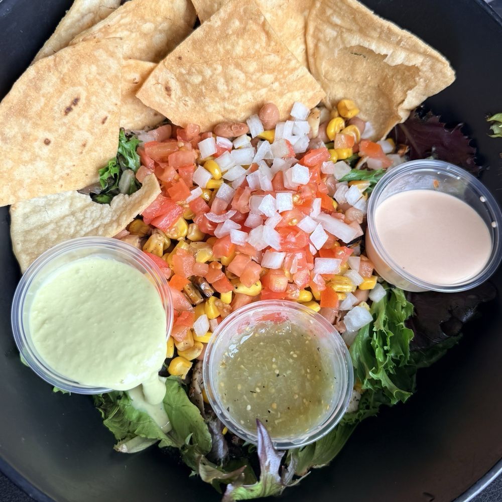 Vegan taco salad Vegan taco salad