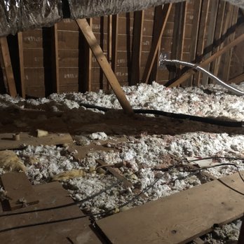 ARS / Rescue Rooter - Before photo 1974 insulation at its best - Heating & Air Conditioning/HVAC Near Me - Conroe, Texas