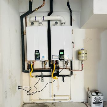 At House - Navien NPE240A2's at Newport Coast CA. - Water Heater Installation/Repair Near Me - Irvine, California