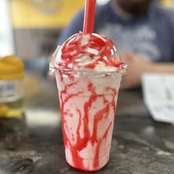 Flavor Hut - Strawberry Sunset Shake - Burgers Near Me - Camp Hill, Pennsylvania Flavor Hut - Strawberry Sunset Shake - Burgers Near Me - Camp Hill, Pennsylvania