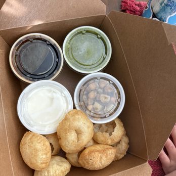 Chak De California - Dahi puri to go. Really generous portions! - Indian Near Me - Pasadena, California