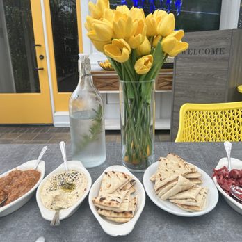 Lemon Zest - Egg plant humus pita bread pickles cabage - Mediterranean Near Me - Azusa, California