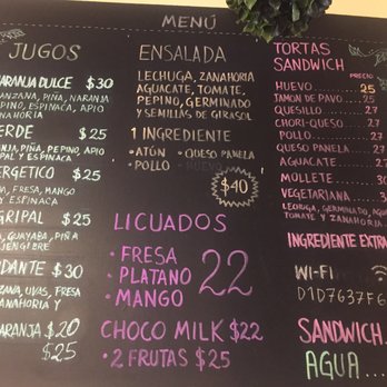 Naranja Dulce - El menú - Juice Bars & Smoothies Near Me - Oaxaca, OAX