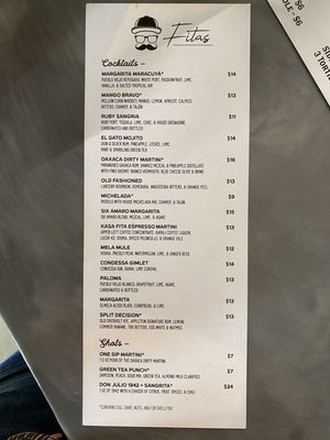 Menu photo 5 Tacos Fita Beaverton, OR