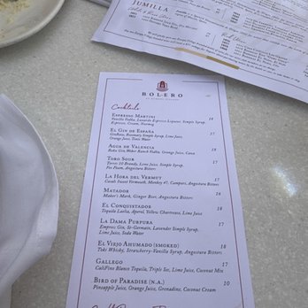 Bolero Restaurante - Tapas/Small Plates Near Me - Temecula, California