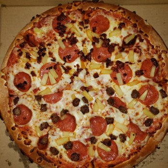 ASAP Pizza - 3-topping with pepperoni, pineapple, half chorizo half sausage - Pizza Near Me - Gardena, California ASAP Pizza - 3-topping with pepperoni, pineapple, half chorizo half sausage - Pizza Near Me - Gardena, California