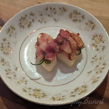 Barley Swine - Pear/Jalapeno Bacon - Super Yum! - New American Near Me - Austin, Texas Barley Swine - Pear/Jalapeno Bacon - Super Yum! - New American Near Me - Austin, Texas