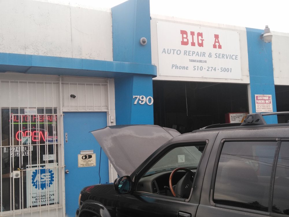 BIG A AUTO REPAIR Updated August 2024 790 Bockman Rd, San Lorenzo
