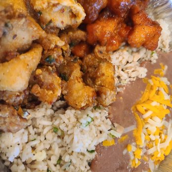 Chino Bandido - Jade Red Chicken, Refried beans, Fried Rice (Chicken), Pollo Diablo - Mexican Near Me - Phoenix, Arizona Chino Bandido - Jade Red Chicken, Refried beans, Fried Rice (Chicken), Pollo Diablo - Mexican Near Me - Phoenix, Arizona