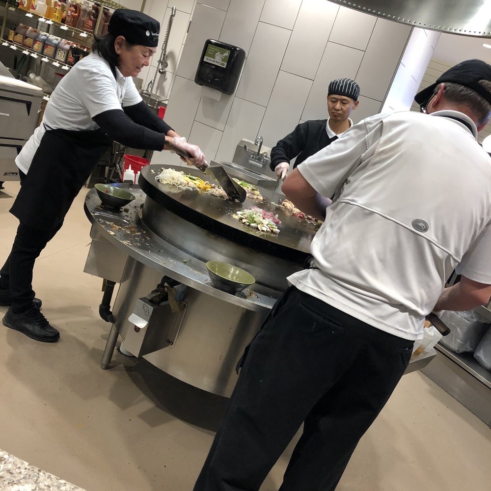 Mongolian BBQ station in deli. I mean come ON! Amazing. Mongolian BBQ station in deli. I mean come ON! Amazing.