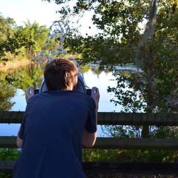 Florida Botanical Gardens - Examine the view a little closer, for free! No coins needed in these public binoculars. - Botanical Gardens Near Me - Largo, Florida