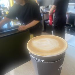 Hot almond latte Hot almond latte