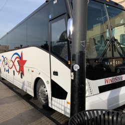 Megabus - The front of our bus