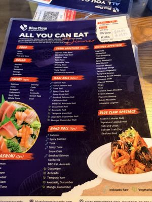 Menu photo 2 Blue Claw Houston, TX Menu photo 2 Blue Claw Houston, TX