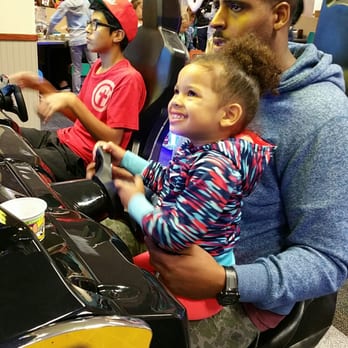 Chuck E. Cheese - Just playing a game with Daddy! - Pizza Near Me - Laguna Hills, California