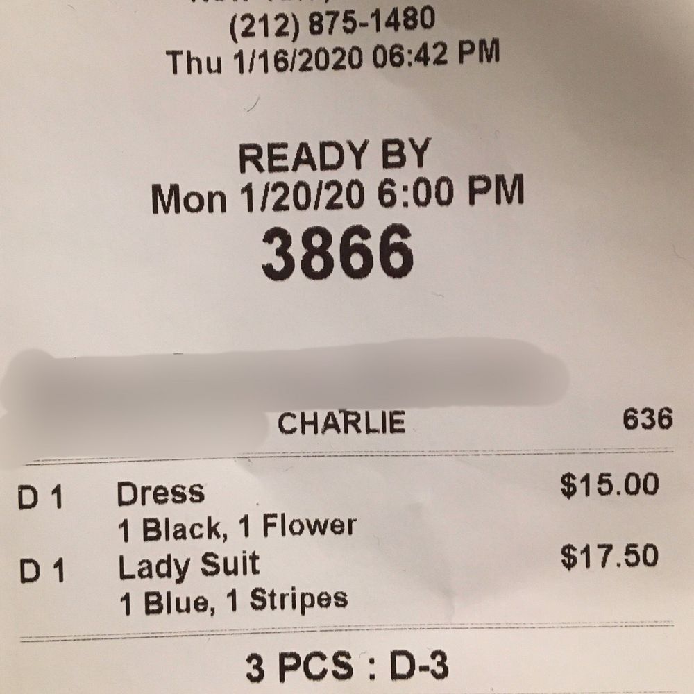 Broadway 89 Cleaners - "All Work Done On Premises" and 20% Grand Opening discount - Laundry Services Near Me - New York, New York