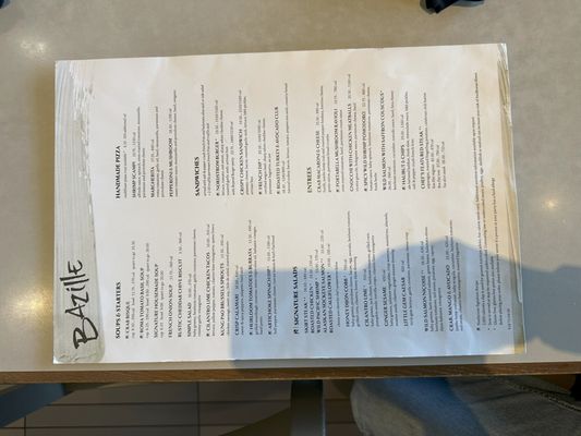 Menu photo 8 Bazille at Nordstrom Torrance, CA Menu photo 8 Bazille at Nordstrom Torrance, CA
