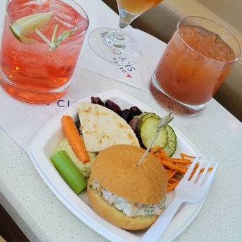 Delta Sky Club - Shrimp slider, edemame hummus, carrot salad and LOTS of olives for lunch today! YUM! - Airport Lounges Near Me - Jacksonville, Florida Delta Sky Club - Shrimp slider, edemame hummus, carrot salad and LOTS of olives for lunch today! YUM! - Airport Lounges Near Me - Jacksonville, Florida