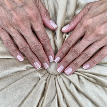 Aria Nail Lounge - Final clean simple French tip. Thank you Amy! - Nail Salons Near Me - Pasadena, California