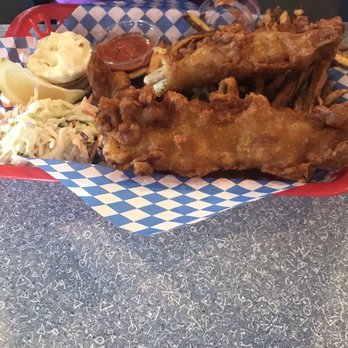 South Bay Pub & Eatery - Fish and chips. Batter is excellent. Awesome tarter. - Bars Near Me - Olympia, Washington