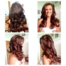 A Touch of Class Boutique Hair Salon - Full head of hair and long curls
