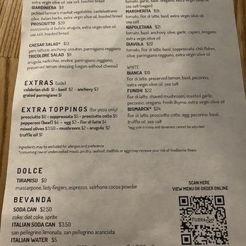 Sei Pizza Bar - Menu - Pizza Near Me - Los Angeles, California