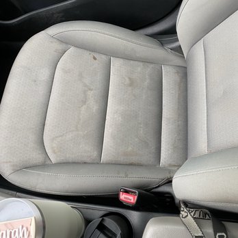 Mk Auto Detail - Before- passenger seat - Auto Detailing Near Me - Ontario, California