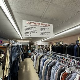 Clothing racks and pricing