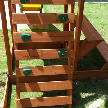 BLS Carpentry & Handyman Services - Backside. Ladder to the slide. - Handyman Near Me