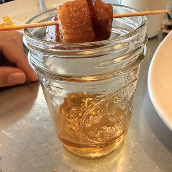 Bacon & Butter - Pancake and bacon infused whisky shot - Breakfast & Brunch Near Me - Sacramento, California Bacon & Butter - Pancake and bacon infused whisky shot - Breakfast & Brunch Near Me - Sacramento, California