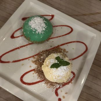 1938 Indochine - Coconut cake with vanilla ice cream dessert. - Vietnamese Near Me - Honolulu, Hawaii