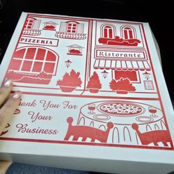 Pinocchio's Pizzeria - To Go box