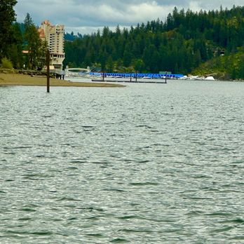 Cedars Floating Restaurant - View from our table. - Seafood Near Me - Coeur D'alene, Idaho