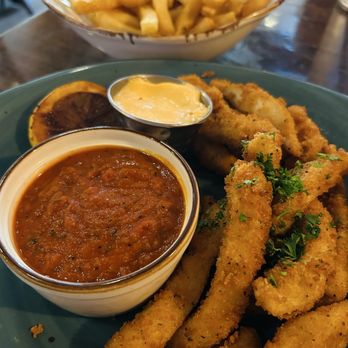 Local Kitchen - Fried Calamari with a side of French Fries - Cocktail Bars Near Me - Torrance, California