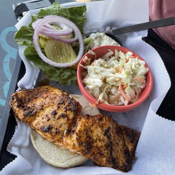 Ocean Deck - Mahi Mahi Sandwich - Seafood Near Me - Daytona Beach, Florida